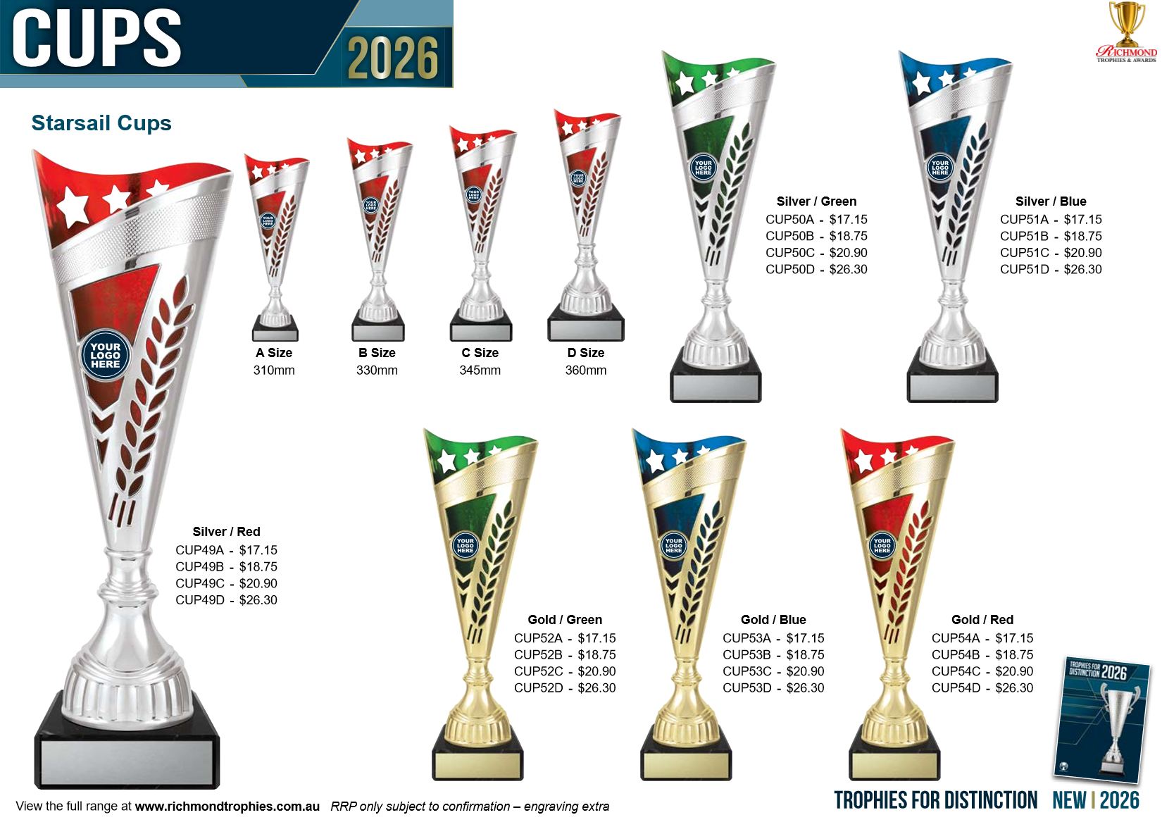 Cups 2026 flyer: Starsail Cups