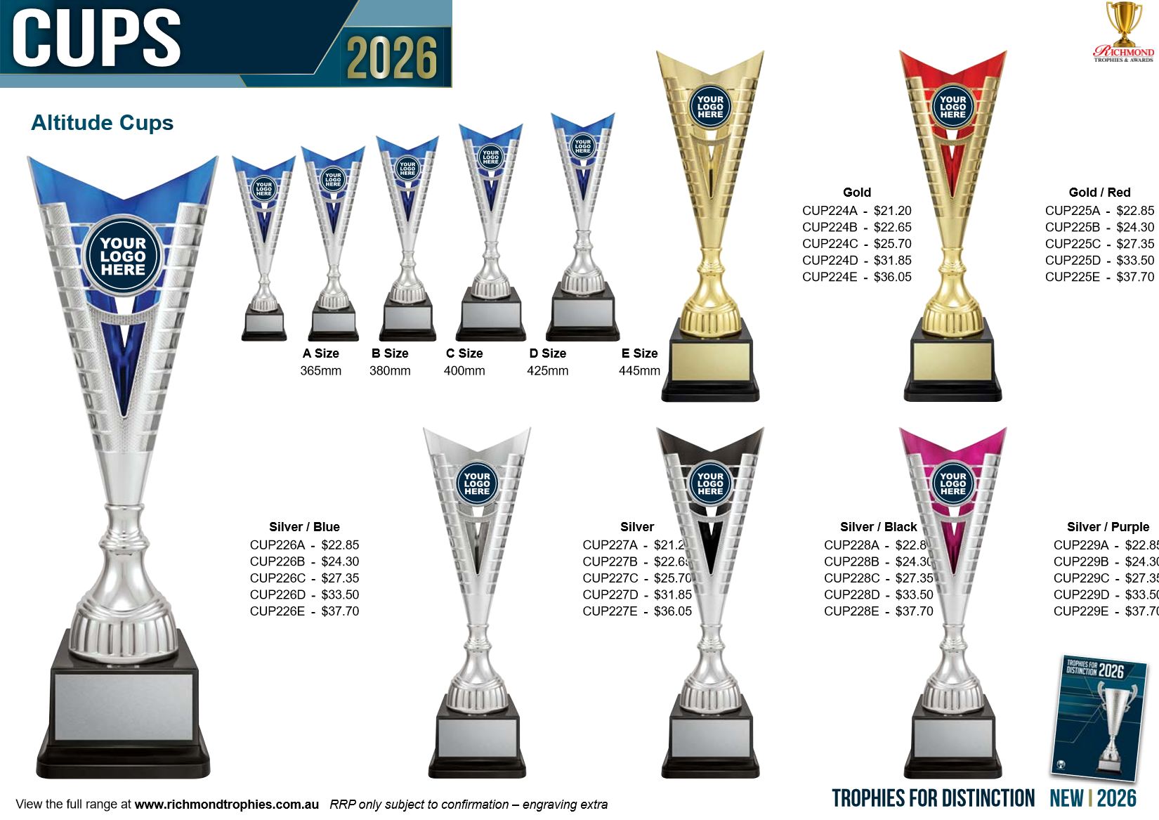 Cups 2026 flyer: Altitude Cups