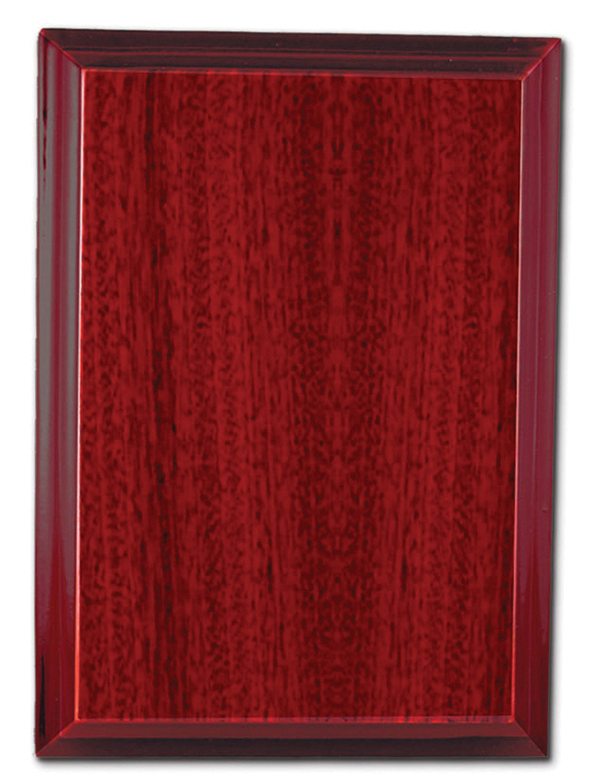 Rosewood finish plaque