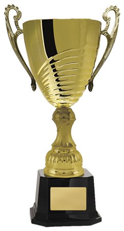 Prosecco Cup, gold, on black base