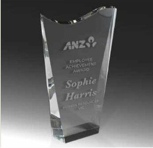 Super sized crystal award, gift boxed